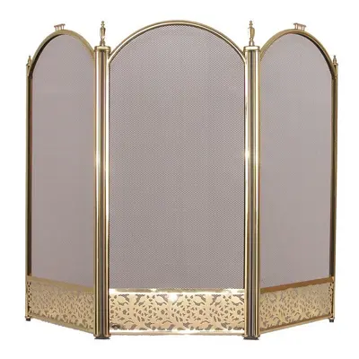 Ingleton Panel Fire Screen Guard Fireplace Accessory