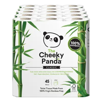 The Cheeky Panda Ultra Sustainable Hypoallergenic 100% Bamboo Toilet Roll Pack of