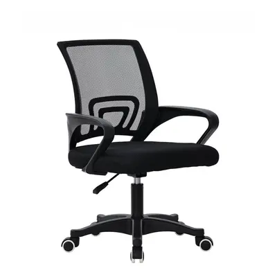 (Black+Black) Adjustable Office Chair Ergonomic Mesh Swivel Computer Comfy Desk Executive chair 