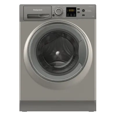 Hotpoint NSWM GG UK 9kg Washing Machine with rpm - Graphite - A Rated