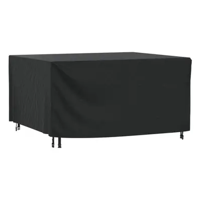 (180 x x cm) vidaXL Garden Furniture Cover Outdoor Furniture Table Cover Black 420D Oxford