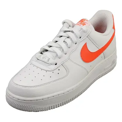 (4) Nike Air Force 07 Next Nature Womens Fashion Trainers in White Mango