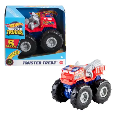 Hot Wheels GVK41 Monster Trucks Twisted Tredz Vehicles, 1:43 Scale Creature-Themed Toy Truck, Mu