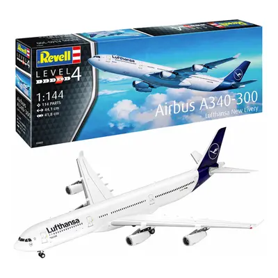 Revell Airbus A340-300 "Lufthansa" New Livery 1:144 Model Kit