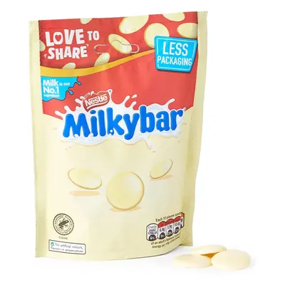 Milkybar White Chocolate Giant Buttons Sharing Bag 94g ( pack of 11)