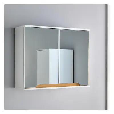 (Wall Mirror - Door) Bathroom Floor / Wall Mounted Cabinet Vanity Unit