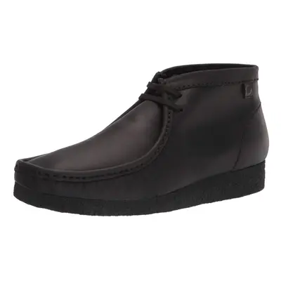 Clarks Men's Shacre Boot Ankle Black Leather 9.5 Wide