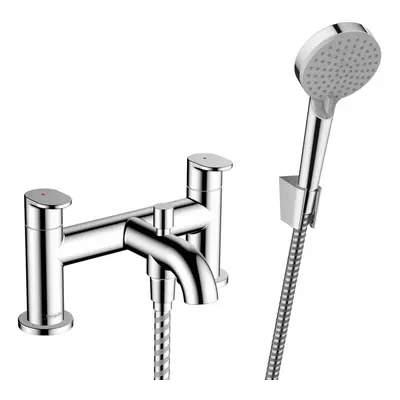 Hansgrohe Vernis Blend Bathroom Bath Shower Mixer Tap Handset Twin Lever Chrome