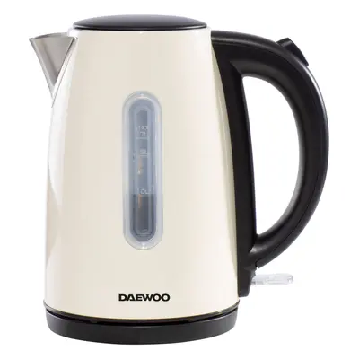 DAEWOO KENSINGTON 1.7L 3KW JUG KETTLE CREAM