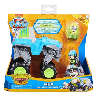 PAW Patrol, Dino Rescue Rex's Transforming Vehicle with Mystery Dinosaur Figure