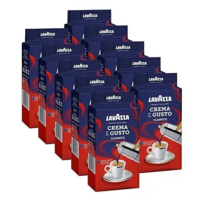 Lavazza Crema e Gusto Ground Coffee 250g (Pack of 10)