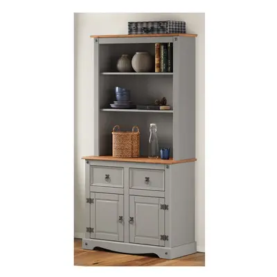 Corona Grey Wax Door Dresser