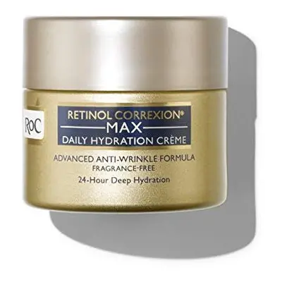 RoC Retinol Correxion Max Daily Hydration Anti-Aging CrÃ¨me with Hyaluronic Acid, Fragrance-Free