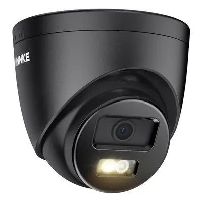 C500 3K PoE CCTV Camera Black, Wired IP Security Camera Outdoor with Spotlight, Colour Night Vis