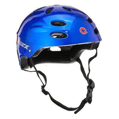 Razor V-17 Youth Muli-Sport Helmet, Gloss Blue