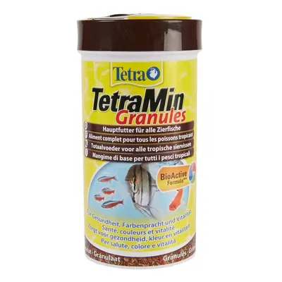 Tetra Tetramin Tropical Granules Fish Food (250 ml) - Complete Nutritional Formula for Tropical 