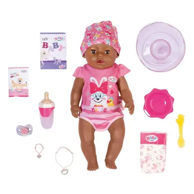 BABY born 43cm w Dummy-Realistic Doll with Lifelike Functions-Soft to The Touch, Flexible Body-E