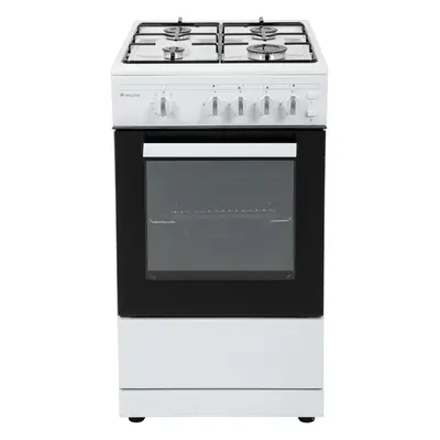 Willow WSG50W 50cm Wide Freestanding Gas Cooker with Four Zone Gas Burner Hob