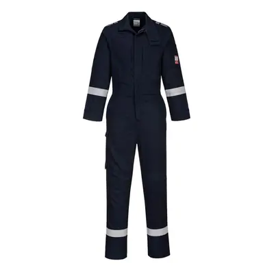 (S, Navy) Portwest Unisex Adult Bizflame Plus Lightweight Overalls