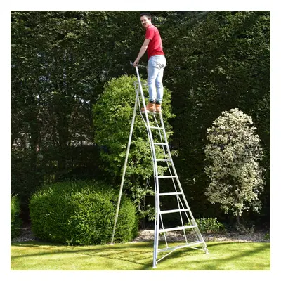 (3.6m) Garden Ladder Tripod - Leg Height Adjustable