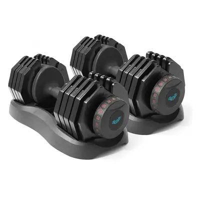 (2x 40kg Adjustable Dumbbells (80kg total) ) BRAINGAIN