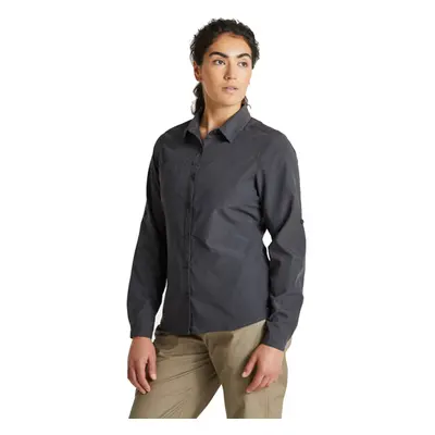 (20 UK, Carbon Grey) Craghoppers Womens/Ladies Expert Kiwi Long-Sleeved Shirt