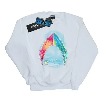 (XXL, White) DC Comics Mens Aquaman Mera Logo Sweatshirt