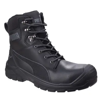 (Black, (Adults')) Puma Safety Conquest Leather Black Safety Boots