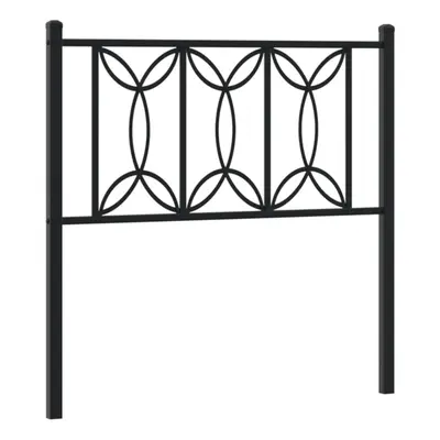 (black, cm) vidaXL Metal Headboard Bedroom Home Decor Bed Header Bed Headboard White cm