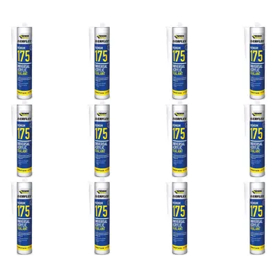 Everbuild Universal Acrylic Sealant White 300ml (175WE) n (Pack of 12)