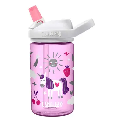 CamelBak Eddy+ Kids BPA-Free Water Bottle with Straw, 14oz Unicorn party