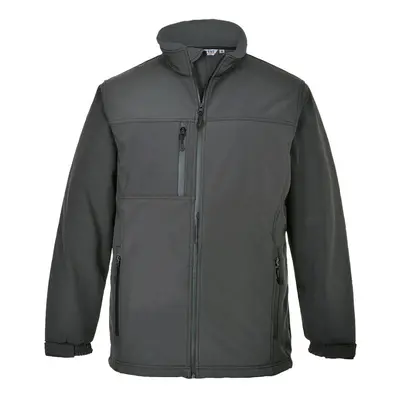 (L, Grey) Portwest Mens Soft Shell Jacket