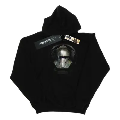 (5XL, Black) Star Wars Mens The Mandalorian Dark Helmet Hoodie