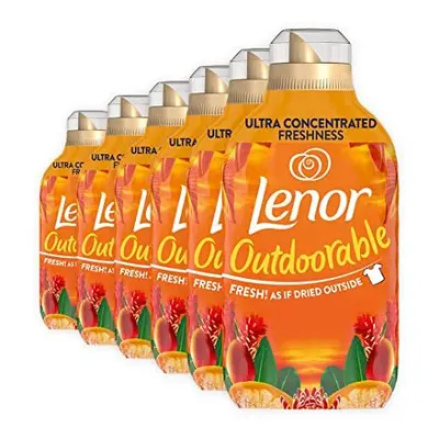 Lenor Outdoorable Fabric Conditioner Washes, 490Ml, Tropical Sunset - Ultra Concentrated Freshne