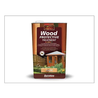 Barrettine Protective Wood Treatment Clear 5L