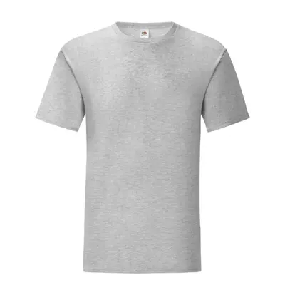 (3XL, Heather Grey) Fruit Of The Loom Mens Iconic T-Shirt (Pack Of 5)