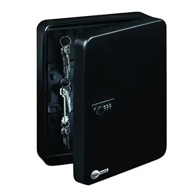 Yale Cabinet for Keys, Combination Lock, Wall Mounted, x x cm, Black