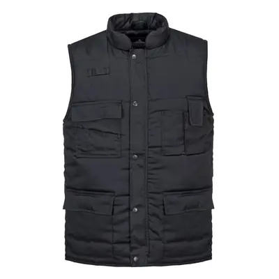 (L, Black) Portwest Mens Shetland Body Warmer