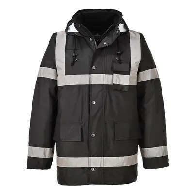 (XS, Black) Portwest Mens Iona Lightweight Traffic Jacket