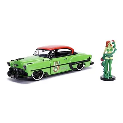 Jada JA30455 1:24 Chevy Bel Air Hard Top w/Poison Ivy Figure, Multi