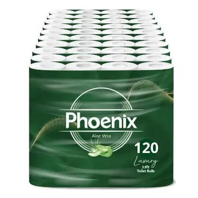 120 Rolls Aloe Vera Fragrance Ply Toilet Rolls Mega Pack