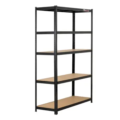 2 Bays | 180x120x45cm | Black |Boltless Garage Shelving Unit | 1000kg