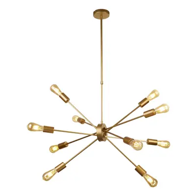 Searchlight Alpha Light Pendant Matt Gold