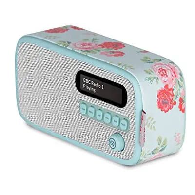 Dexter Portable DAB & FM Radio With Mains Powered & Battery Operated With LCD Display, Digital T