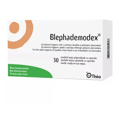 Blephademodex sterile wipes for eyelid hygiene, pieces