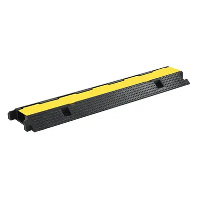 vidaXL Cable Protector Ramp Channel Rubber 100cm Conduit Wire Road Cover