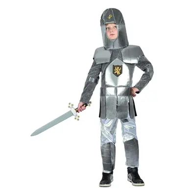 Medieval knight costume in armor for boys