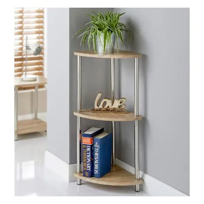 Corner Shelf Tier Unit Free Standing Organizer Rack Storage Shelves G-0123