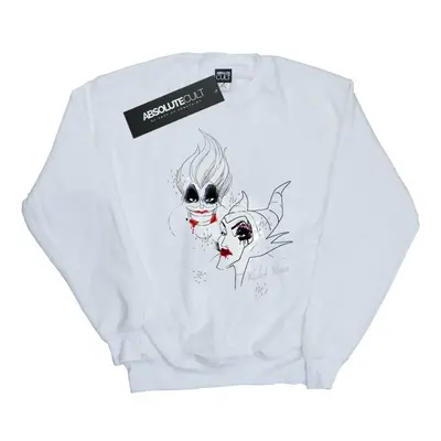 (XL, White) Disney Womens/Ladies Wicked Women Sweatshirt