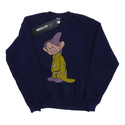 (L, Navy Blue) Disney Womens/Ladies Classic Dopey Sweatshirt